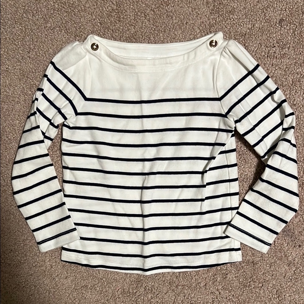 Gymboree White Long Sleeve Top